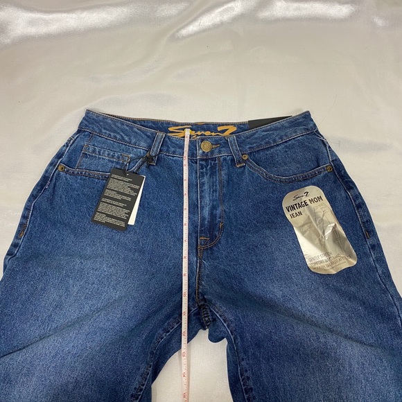 NEW Seven7 vintage mom jeans high rise 10 womens - Picture 10 of 10